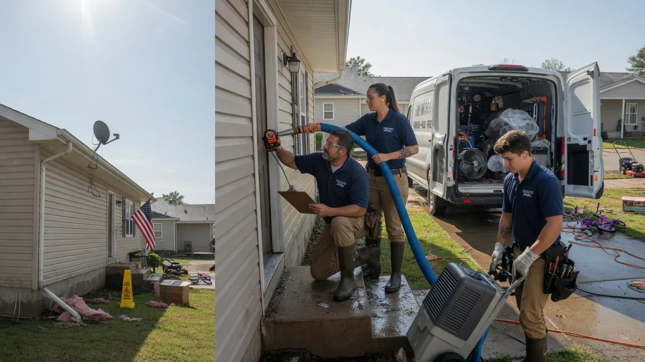 Ceiling Water Damage Restoration in Floral, AR near me